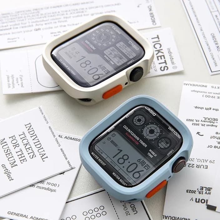 Suitable for Apple Watch S9 Protective Case, Soft Shell with Edge Protection, iWatch 876 Generation Se with Matte Finish