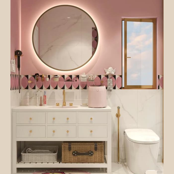 American Bathroom Cabinet Combination Oak Floor-Standing Washbasin Pool European Solid Wood Washbasin Bathroom Cabinet Combination