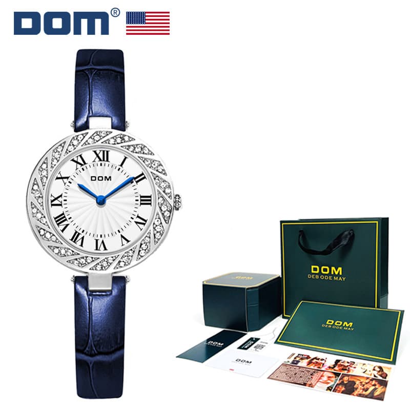 Dom Watch Jian Shou 139 Production Process Simple Elegant Quartz Waterproof Women's Watch G-1383L Mc