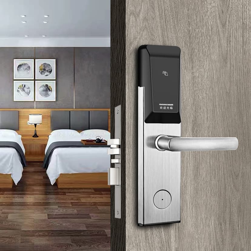 Classic Stainless Steel Hotel Door Lock, Hotel Swipe Card Lock, Guesthouse Swipe Card Lock, Magnetic Card Lock, Proximity Lock