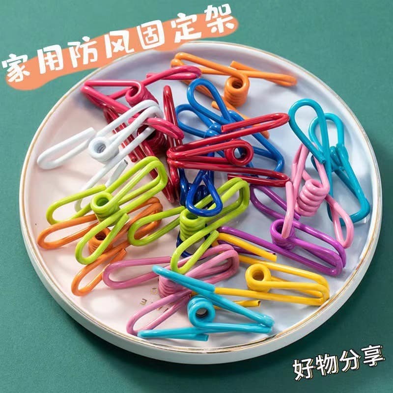 Large Household Clothespins for Drying Clothes, Stainless Steel Quilt Clips, Small Clothes Clips, Windproof Clothes Hangers