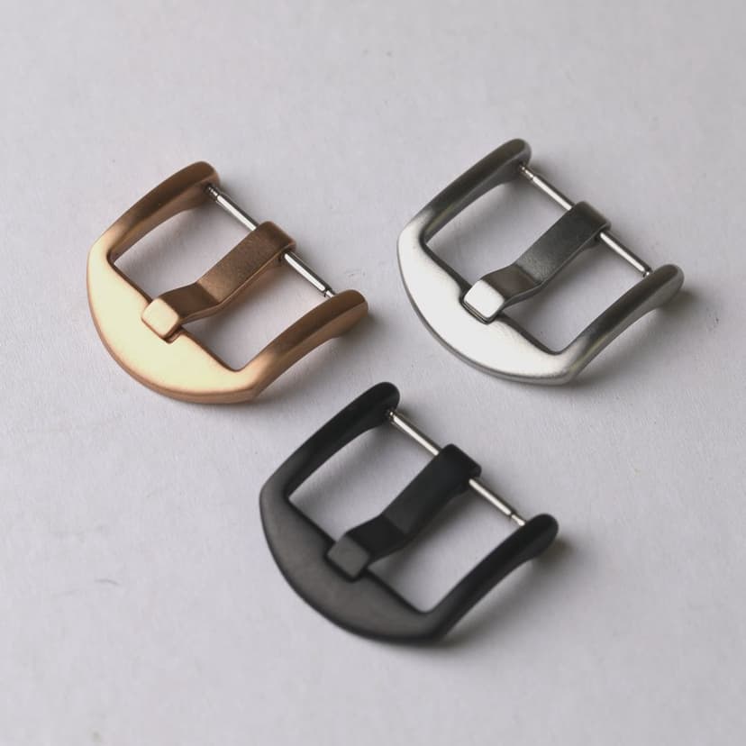 316 Stainless Steel Watch Buckle 18 20 22 24 26mm Stainless Steel Watch Strap Buckle Horseshoe Buckle Accessories Matte Brushed
