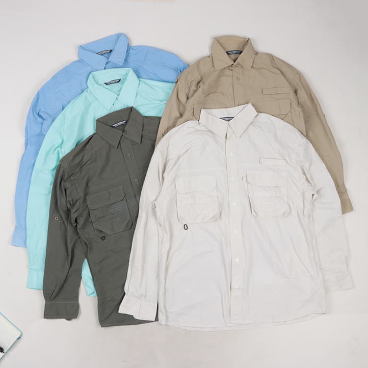Professional Outdoor Fishing and Boating! Large Size Sun Protection Shirt, Loose, Casual, Breathable, Lapel Shirt, Long-Sleeved Summer Men's Clothing