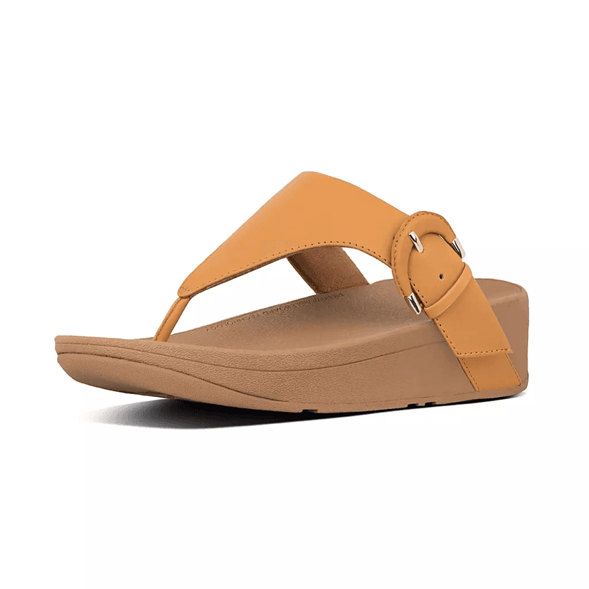 Fitflop Original Flip-Flops for Women, Summer Fashion, Outdoor Wear, Soft Sole, Non-Slip, Wedge Heel, Genuine Leather Sandals, Export