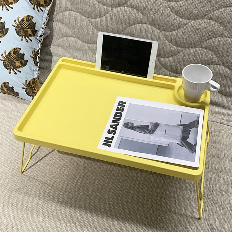 Simple Foldable Bed Computer Desk for Bedroom, Home Use, Dormitory, Study Desk, Office Laptop Small Table