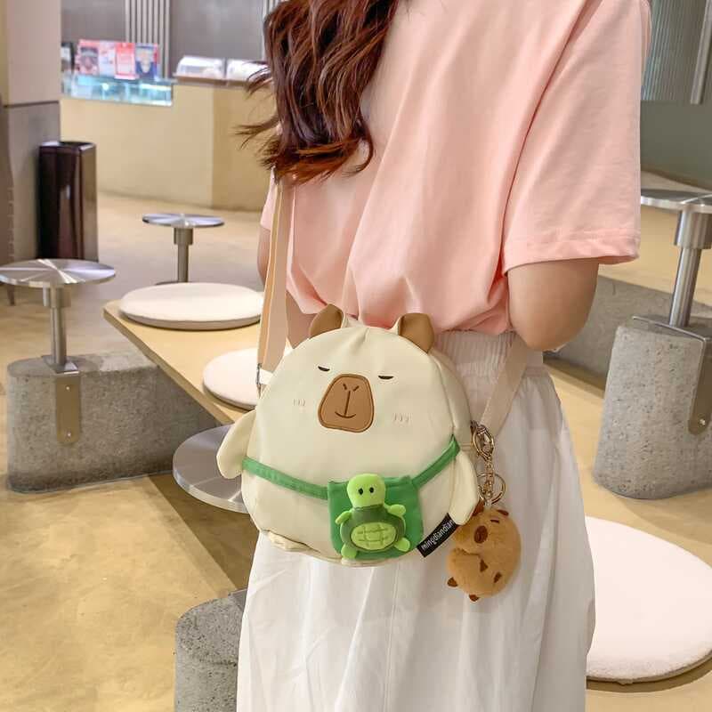 Cute Cartoon Shoulder Crossbody Bag 2025 New Student Bag ins Lightweight Crossbody Phone Bag for College Students