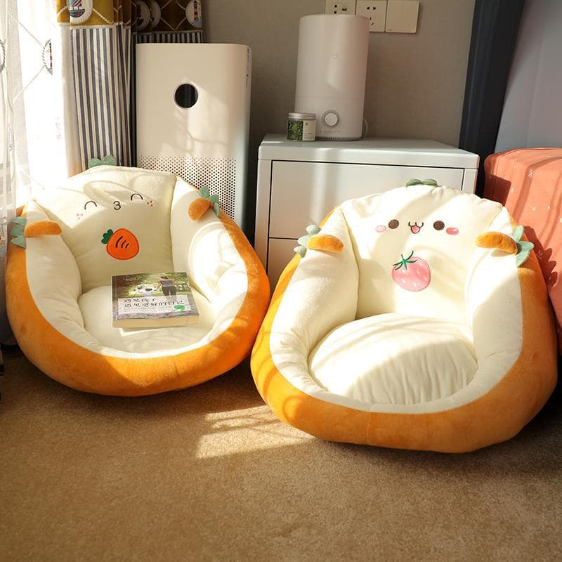 Children's Sofa Chair Reading Area Lazy Baby Small Sofa Cute Kids Reading Corner Floor Reading Cushion Winter