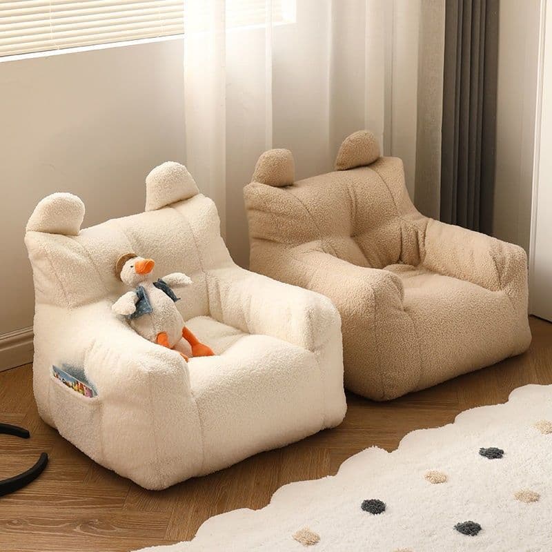 Kids Sofa Tatami Reading Corner Baby Bean Bag Sofa For Home Bedroom Baby Cartoon Cute Small Sofa