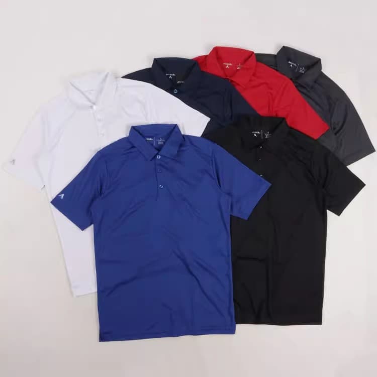 Problem Solved! Outdoor Sports Quick-Drying Hot Item Loose Fit Plus Size Lapel Short-Sleeve T-Shirt Polo Shirt for Men