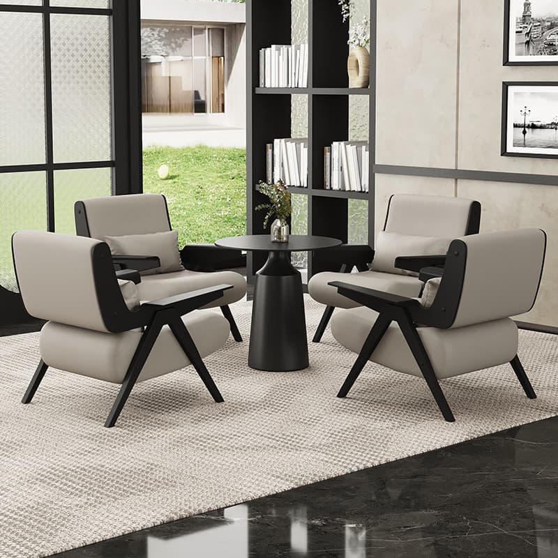 Italian Modern Single Sofa B&B Sofa Chair Hotel Table and Chair Cafe Club Reception Negotiation Sofa Combination