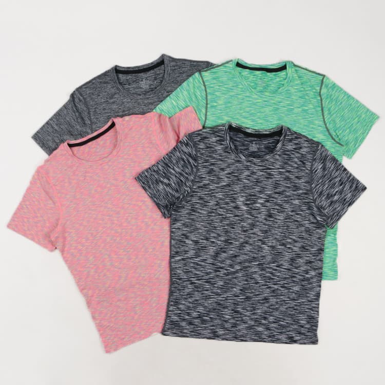 Professional Fitness! Figure-Flattering Round-Neck Casual Outdoor Running Stretchy Quick-Drying Short-Sleeve T-Shirt for Women and Men