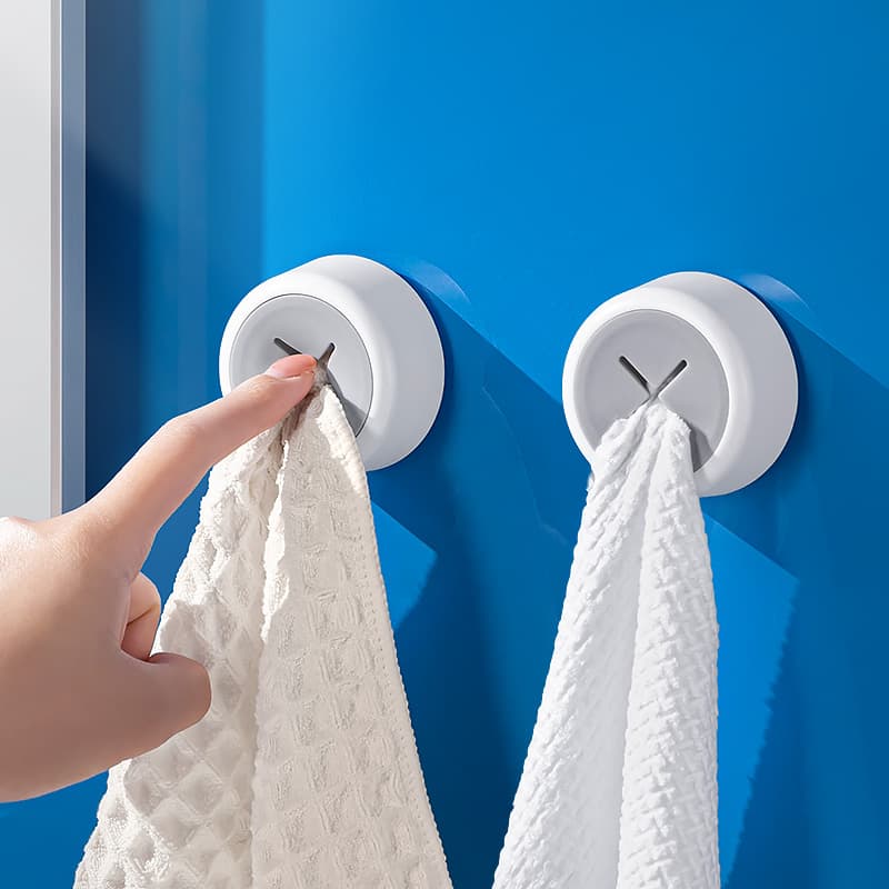 Towel Holder Creative Towel Rack No-Drill Kitchen Cloth Holder Hand Towel Storage Rack Bathroom Face Towel Hanger
