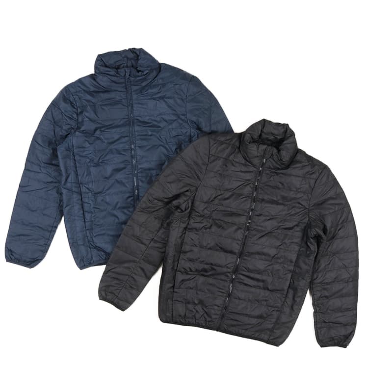 Lightweight and Easy to Store! Autumn and Winter Fashionable Stand-Up Collar Casual Thin Cotton Jacket, Simple Outerwear for Men