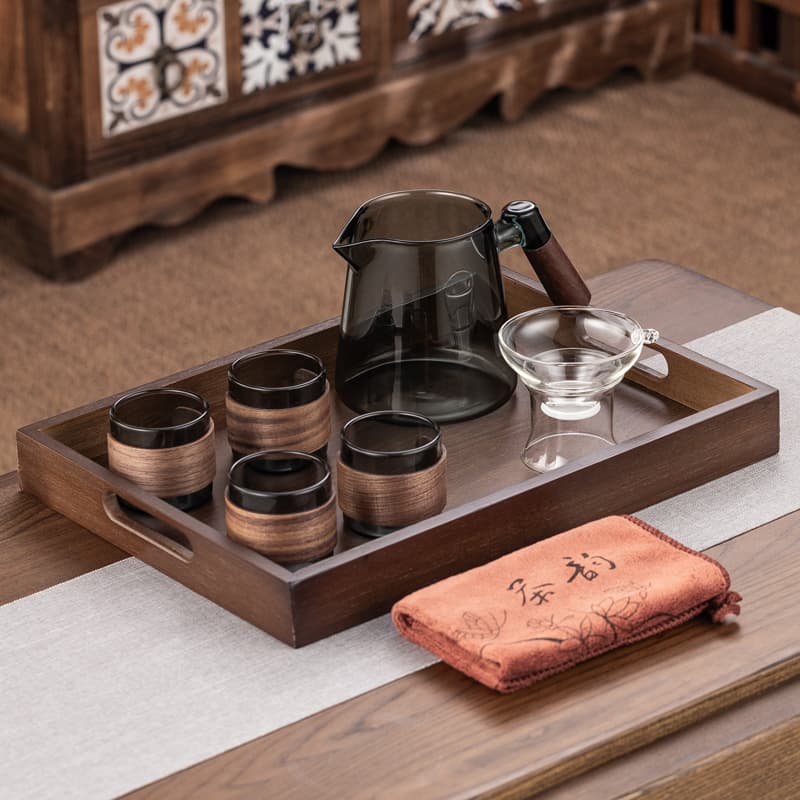 New Large-Capacity Fair Cup, Thickened Glass, Large Tea Divider with Integrated Filter, Tea Set for Kung Fu Tea