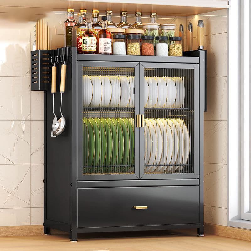 Kitchen Storage Rack Countertop Seasoning Dishes Layered Storage Rack Household Multi-Layer Cupboard Multi-Functional Drain Rack