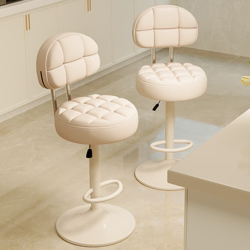 Bar Chair, Household High Stool, Accessible Luxury and High-End Ktv Front Desk Bar Chair, Cashier Lift Back Chair