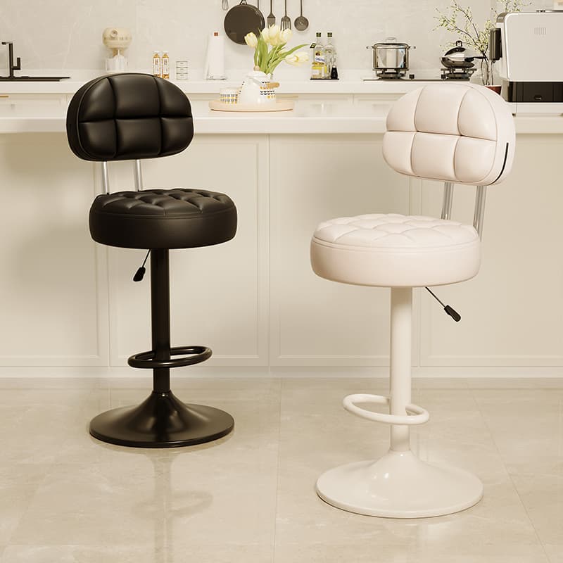 Island Chair with a Light Luxury and High-End Feel, High Stool for Home Bar, Adjustable Stool for Cashier Desk, Front Desk, Swivel Bar Chair