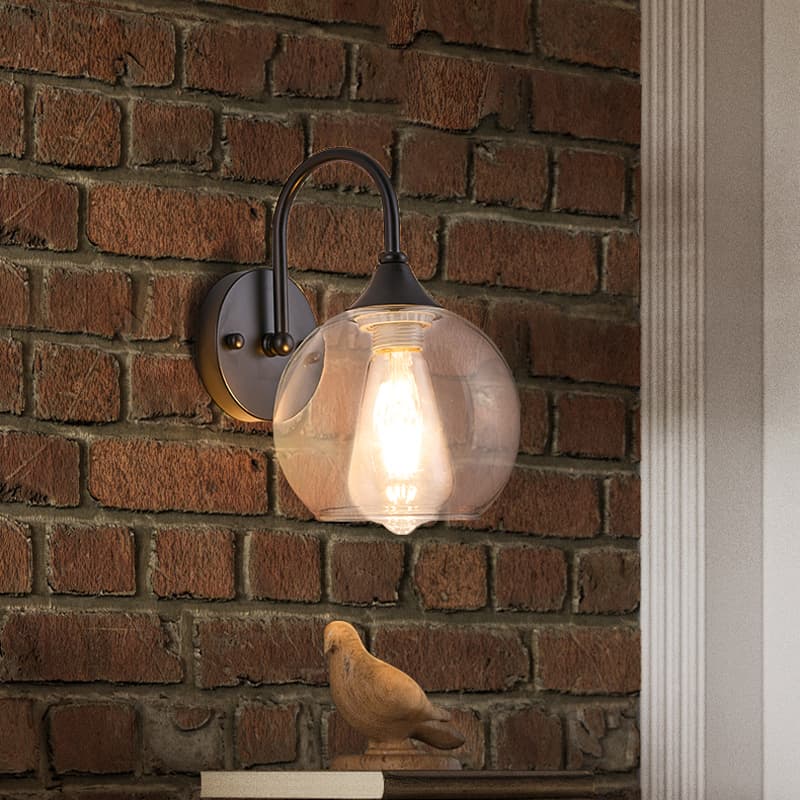 Iron Wall Lamp Industrial Style Bedroom Bedside Balcony Aisle Corridor Edison Retro Bar Bar Counter Wall Lamp