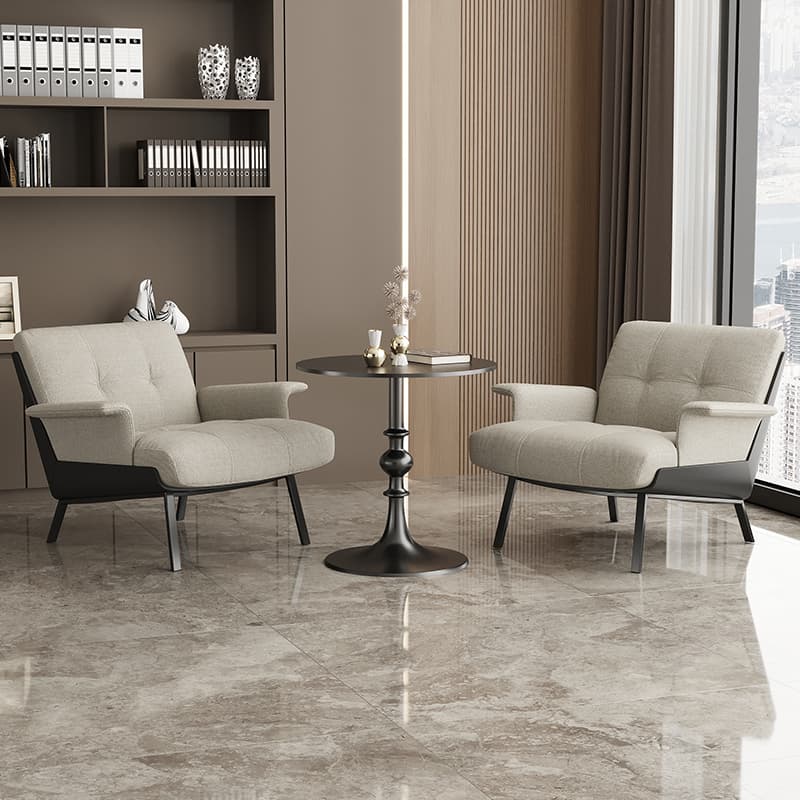 Modern Leisure Single Chair Negotiation Armrest Sofa Chair Beauty Club Reception Hotel Lobby Rest Area Table and Chair Combination