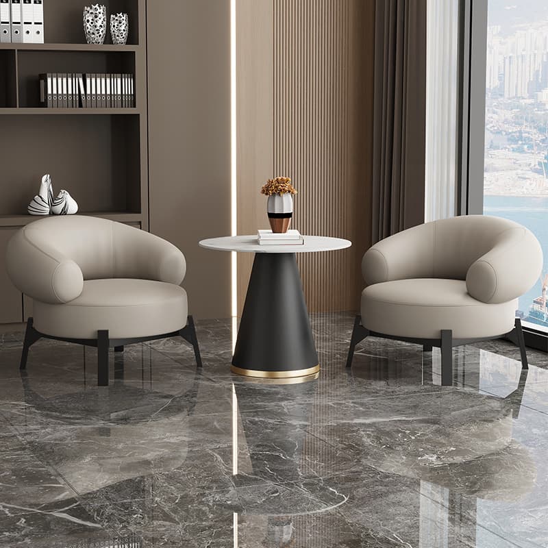 Modern Casual Single Sofa Chair Hotel Homestay Living Room Balcony Creative Chair Training Organization Negotiation Reception Table and Chair