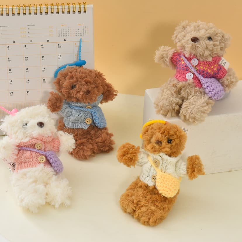 Cute Plush Doll Cartoon Toy Small Gift Student Keychain Backpack Pendant Capybara