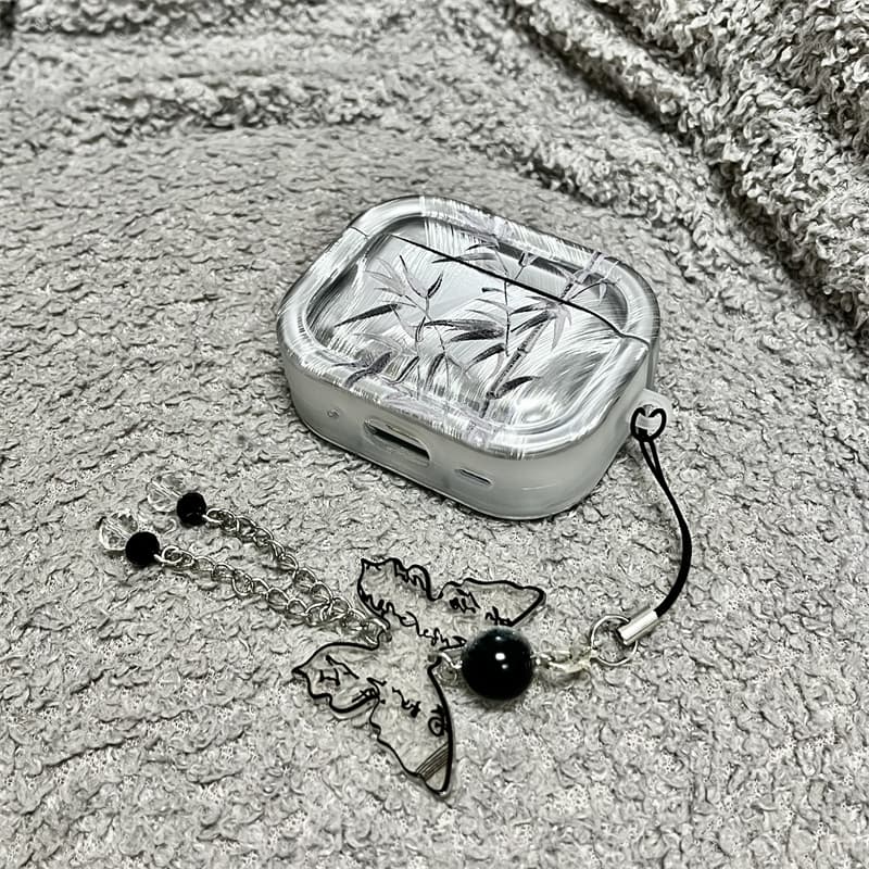 Bamboo Protective Case for AirPods Pro 3, AirPods 4, Apple Earphone Protective Case, AirPods Pro 2Nd Generation Earphone Case, 3Rd and 4Th Generation AirPods 3 Bluetooth Protective Earphone Case