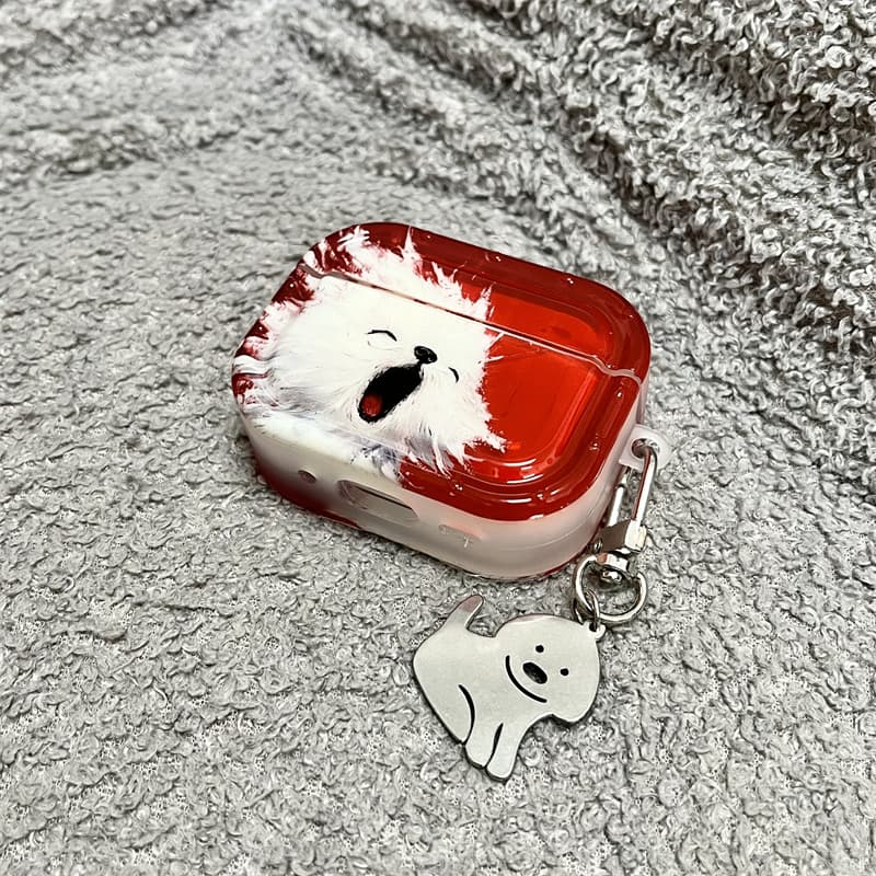 Puppy-Themed Protective Case for AirPods Pro 3, AirPods 4, Apple Earphone Protective Case, AirPods Pro 2Nd Generation Earphone Case, 3Rd and 4Th Generation AirPods 3 Bluetooth Protective Earphone Case