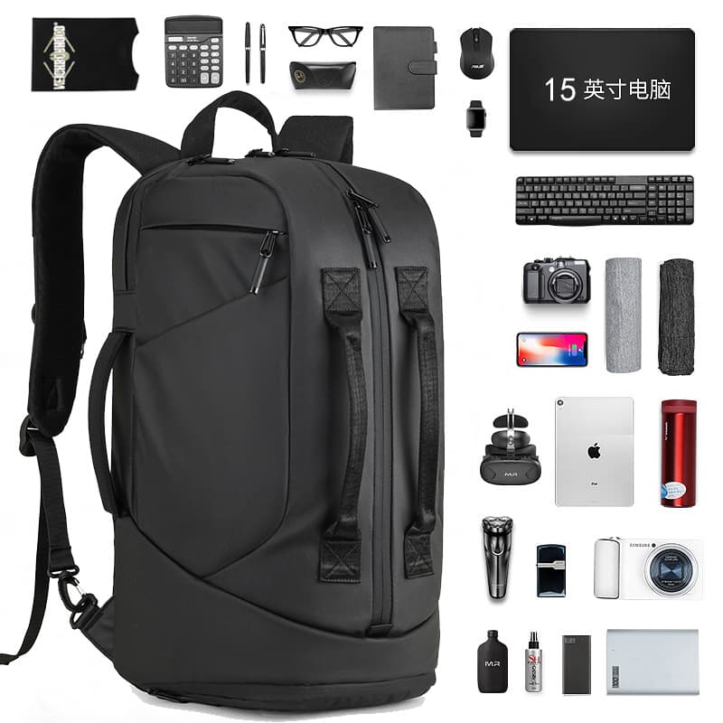 Backpack Men's Laptop 15.6inch Computer Bag Business Backpack School Bag Short-Distance Business Trip Sports Travel Bag