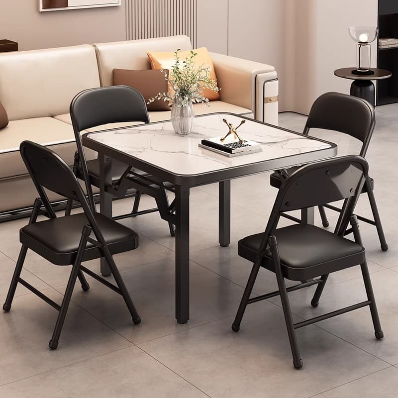 Folding Dining Table for Small Apartments, Home Use, Fire Pit Table, Square Low Table, Special Table for Egg Beating, Outdoor Stall Small Square Table