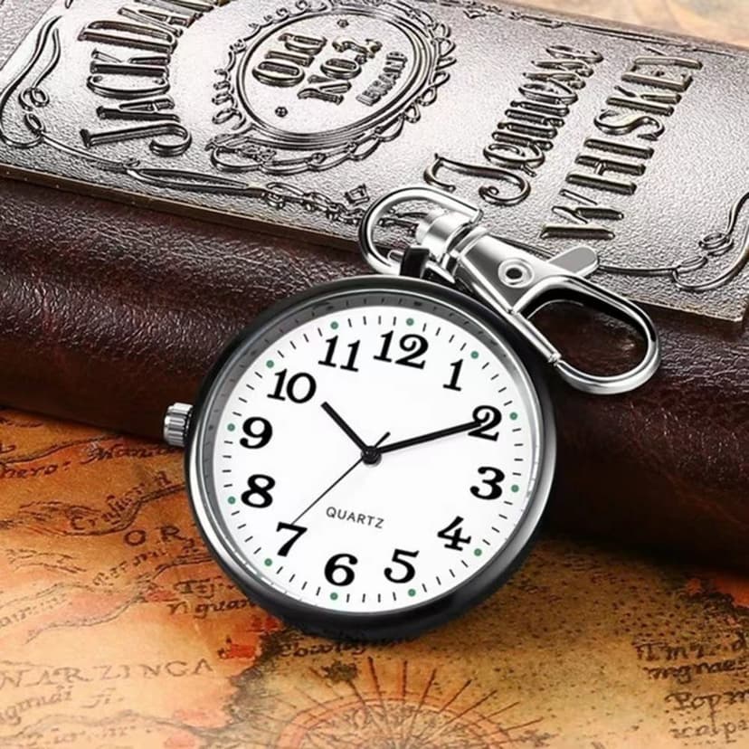 Special Watch for Civil Service Exams, Women's Model, Student College Entrance Exam Pointer, Men's Mini Keychain, Luminous Quartz Small Pocket Watch