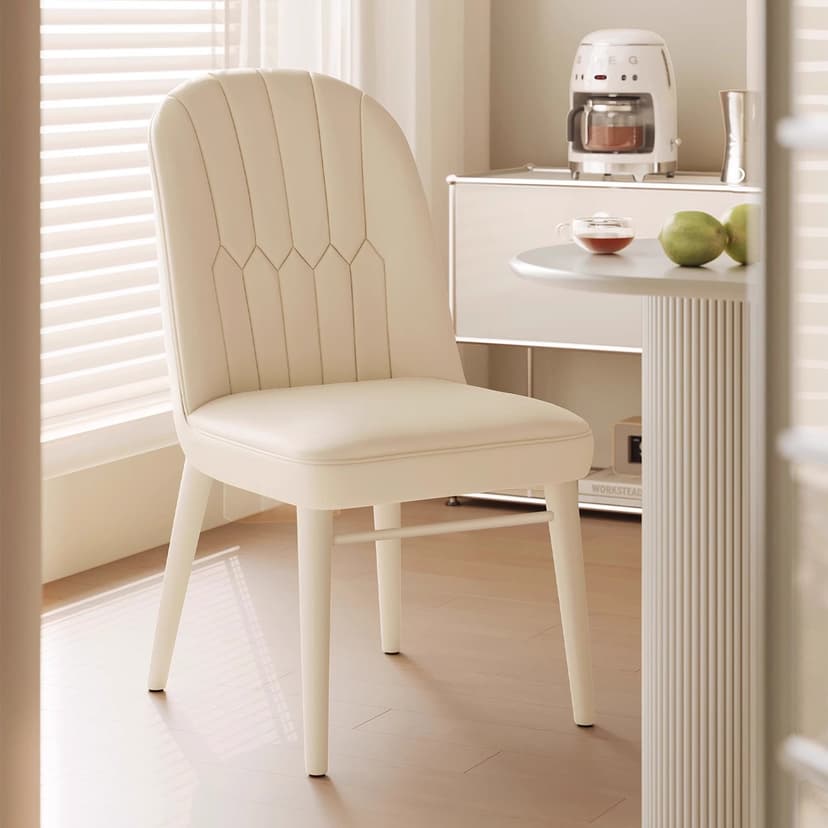 Dining table chair For Home chair Accessible Luxury Classy tea chair wrought iron chair dressing stool leisure chair mahjong backrest stool