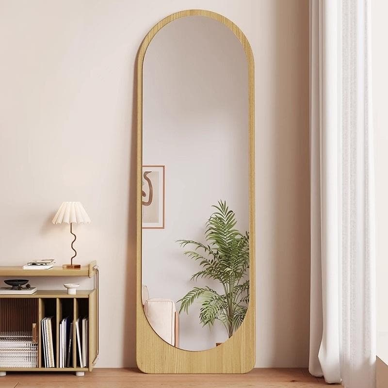 Medieval Full-Length Mirror, Home Floor-To-Ceiling Mirror, Internet Celebrity Wall-Mounted Wall-Mounted High-End Dressing Mirror, Girls' Bedroom Fitting Mirror