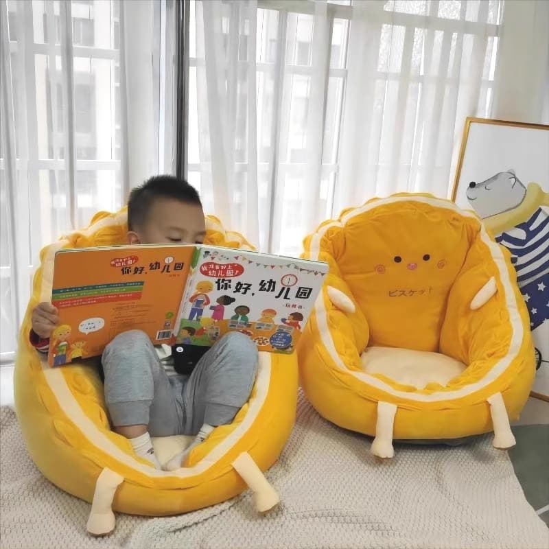 Kids Bean Bag Sofa Cute Baby Bedroom Bay Window Small Tatami Girl Mini Cartoon Chair Reading Single