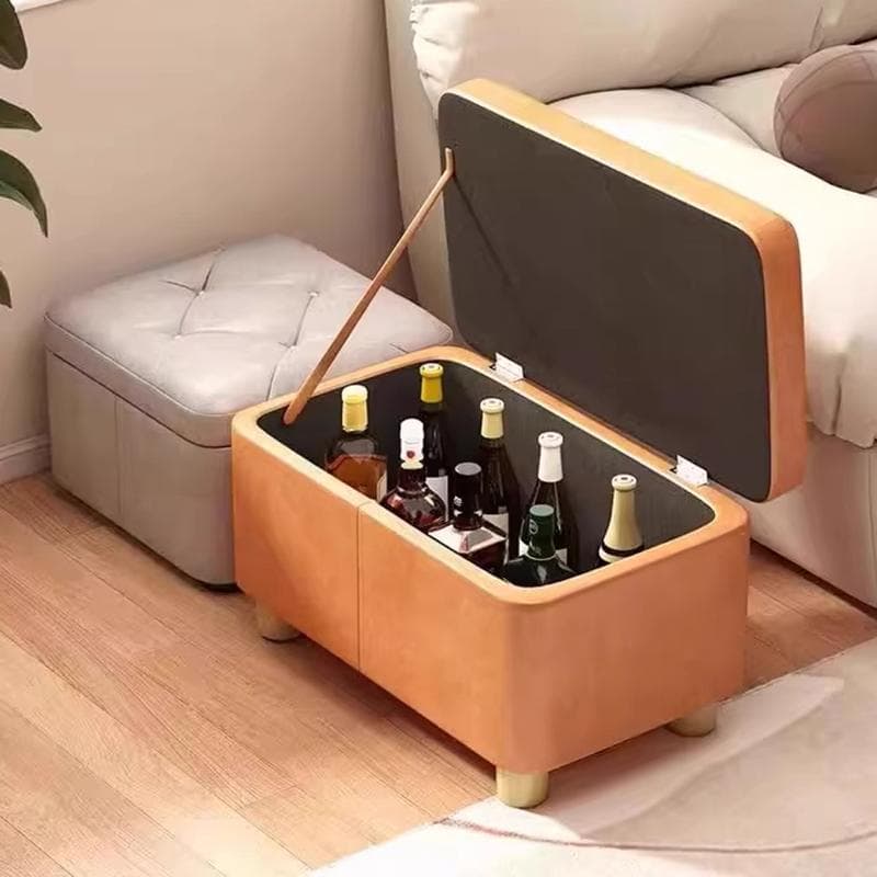 Shoe-Changing Bench for Home Use at the Entrance, Creative Bench for Wearing Shoes, Can Be Used as a Seat and Has Storage, Soft-Covered Living Room Sofa Bench