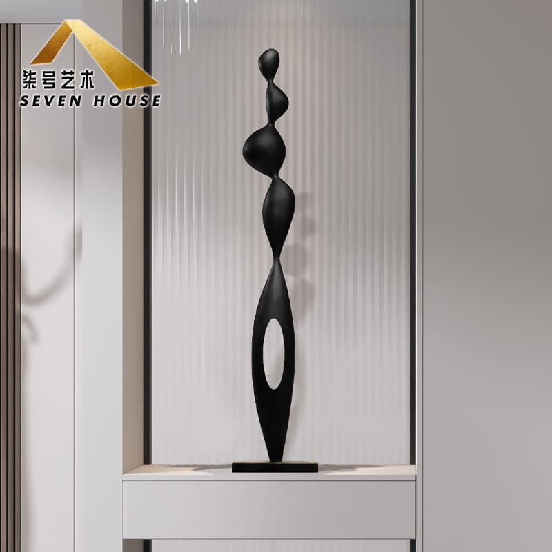 Hotel Lobby Decoration Abstract Sculpture Ornaments Crafts House Stairs Hallway Floor Artwork