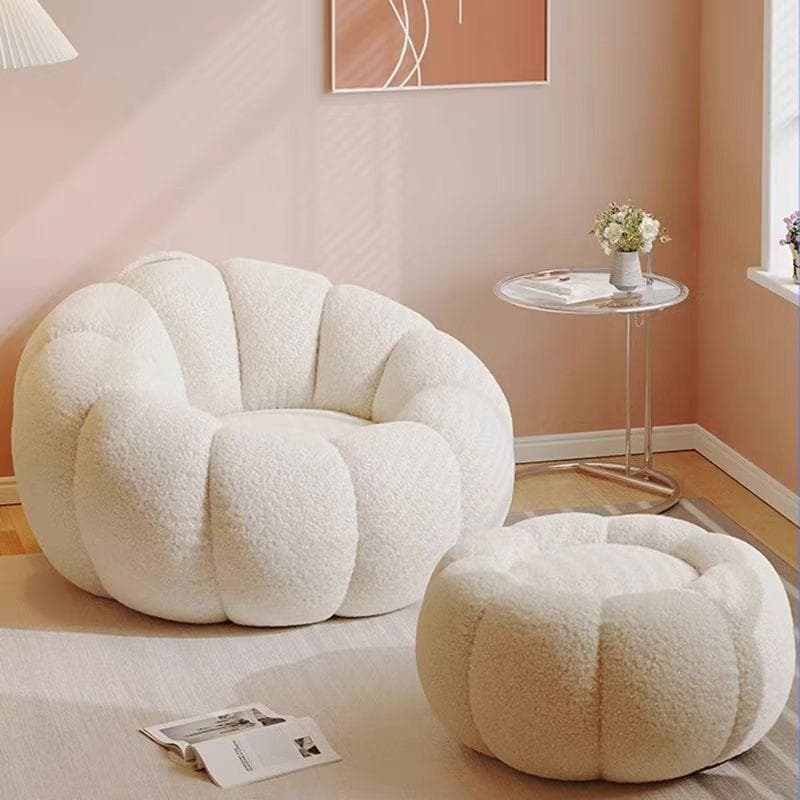 Lazy Sofa That Can Recline and Sleep, Single Tatami Chair for Balcony, Trendy Nest Chair for Bedroom, Small Apartment Pumpkin Sofa