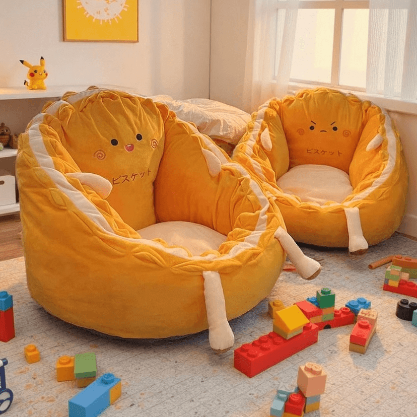 Bean Bag Sofa kids Cute Baby Bedroom Bay Window Small Tatami Girl Mini Cartoon Chair Reading Single