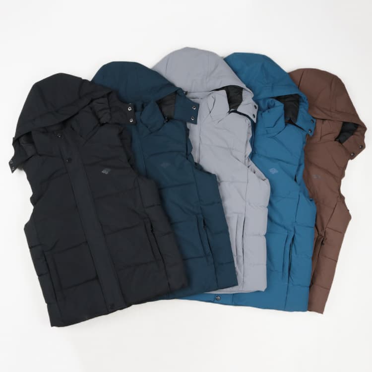 High-Quality! Thickened Detachable Hooded Vest with Zipper Pockets for Autumn and Winter, Casual and Warm Men's Vest Jacket