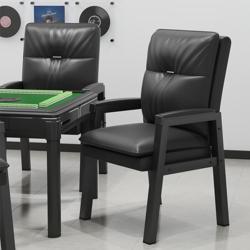 Chess and Card Room Special Mahjong Machine Chair Comfortable Sedentary Mahjong Playing Stool Four Set of Office Bow Conference Chair
