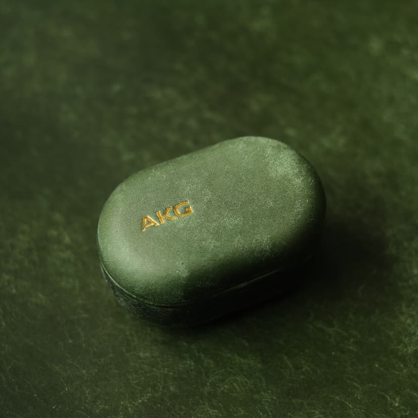 Suitable for Akg N5 True Wireless Earphones Protective Case, Simple Leather Protective Case, Multiple Colors Available for Color Matching