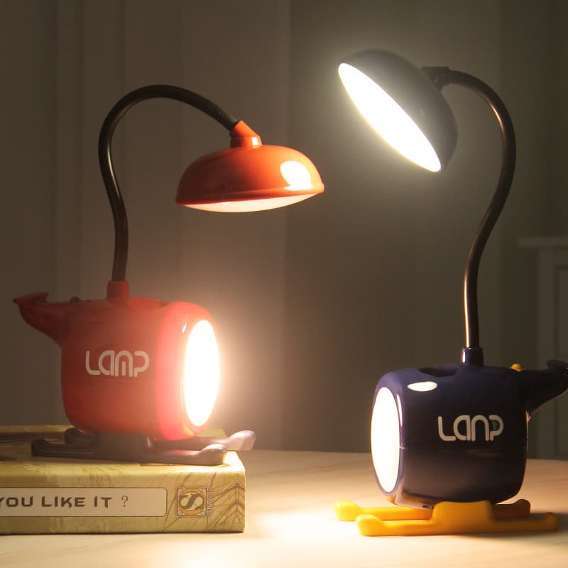 Creative Desktop Nightlight Multifunctional Table Lamp Pen Holder Nightlight Four-in-One Mobile Phone Stand Table Lamp