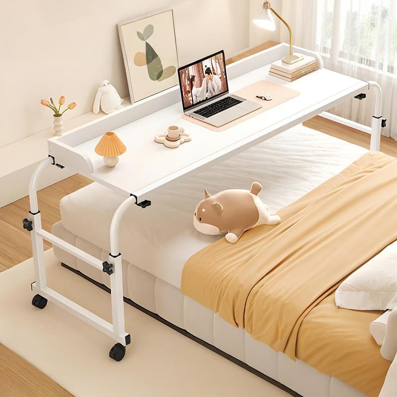 Cross-Bed Table Bed Computer Table Small Household Telescopic Lift Table Room Bedroom Bedside Mobile Office Desk