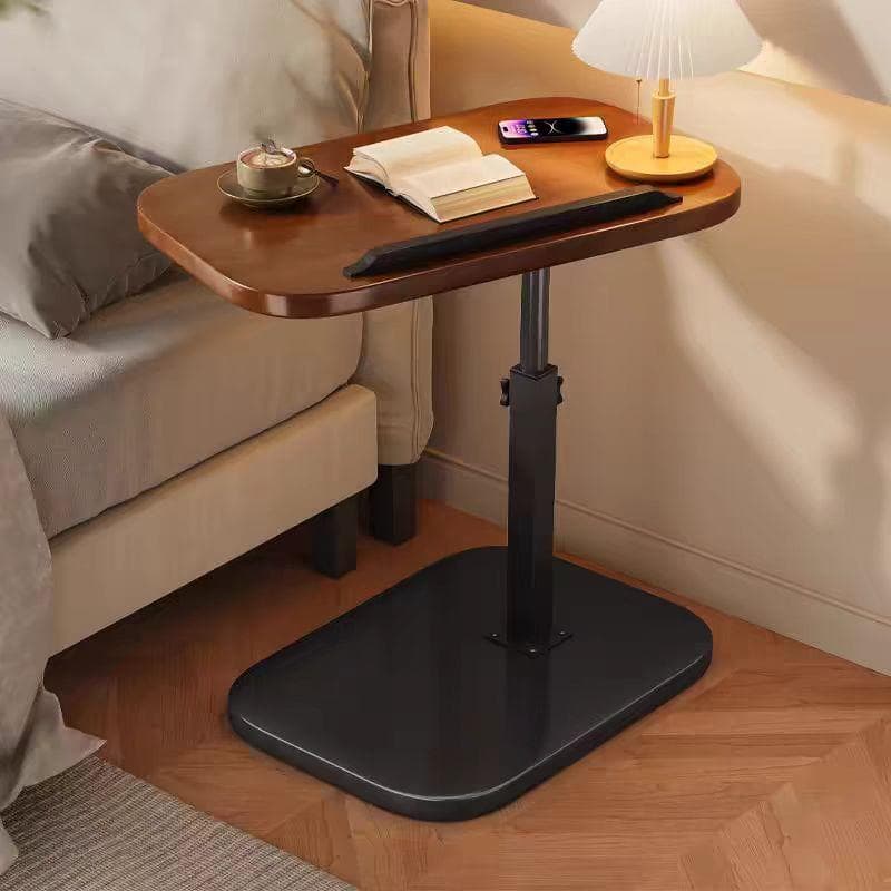 Bedside Table, Adjustable Height, Mobile Computer Desk, Small Study Table for Dormitory, Simple Semi-Enclosed Balcony Sofa Side Table