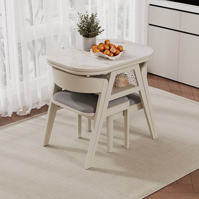 Small Apartment Two-Person Dining Table and Chairs 2025 New Accessible Luxury Classy Classy Negotiation Table Foldableing Balcony Small Tea Table