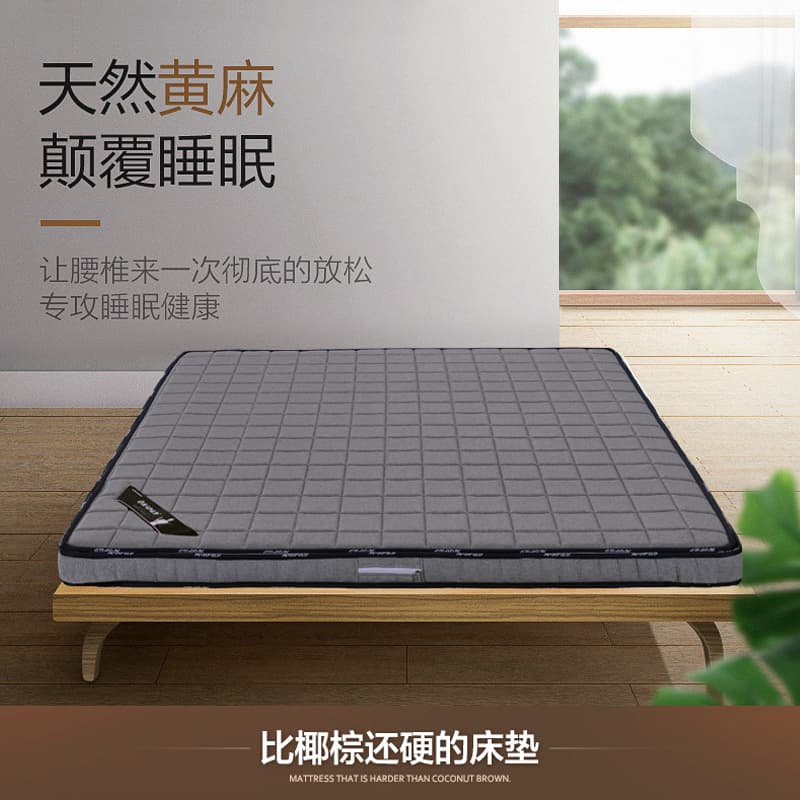 Natural jute coconut palm mattress foldable latex For Home palm pad waist protection Ridge protection tatami mat