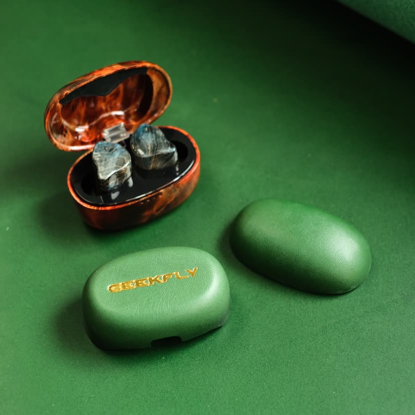 Suitable for Geekfly Legend6 Legend 6 Headphone Protective Case, Handmade Genuine Leather Color Matching Headphone Protective Case