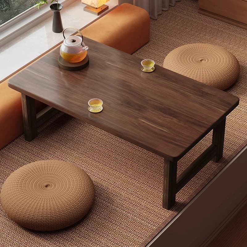 Folding Small Table, Kang Table, Tatami Table, Mini Coffee Table, Bed Study Desk, Chinese-Style Low Table, Bay Window Table