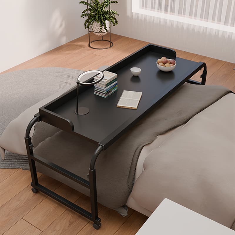 Lazy Person's Cross-Bed Desk, Mobile Bed Office Computer Desk, Bedroom Home Study Desk, Adjustable Bed End Dining Table