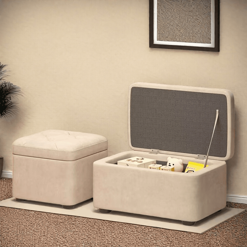 Shoe-Changing Bench at the Entrance, Entryway Household Shoe Bench, Living Room Sofa Bench, Creative Small Stool with Storage