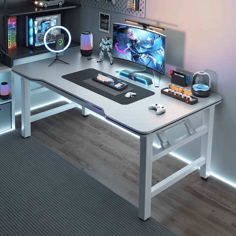 Foldable E-Sports Desk Computer Desk Desktop For Home Chair Bedroom Simple Installation-Free Workbench Desk Writing Desk